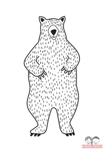 Kinderplakat/Poster 4er Set "Wildlife"