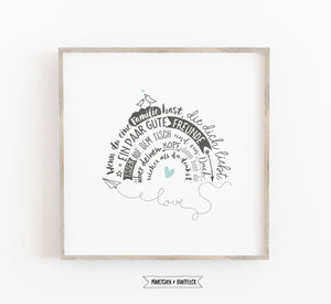 Kunstdruck/Poster "FAMILIE"