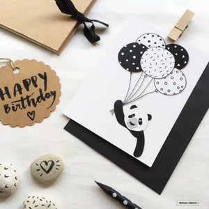Karte-kleiner Panda