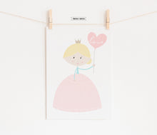 Laden Sie das Bild in den Galerie-Viewer, Kinderbild/Poster - Prinzessin Lili