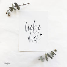 Laden Sie das Bild in den Galerie-Viewer, Karte/Postkarte - Liebe dich