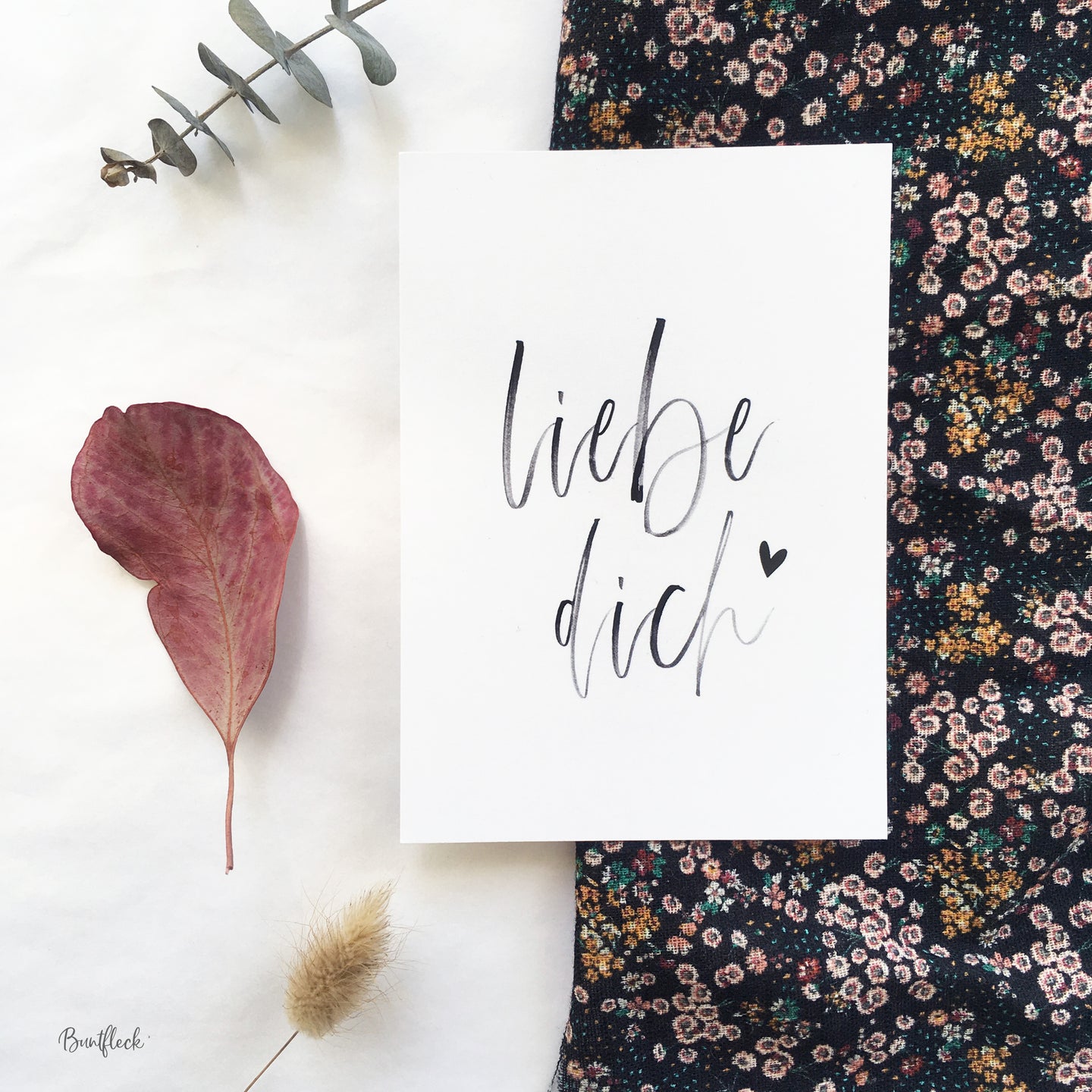Karte/Postkarte - Liebe dich