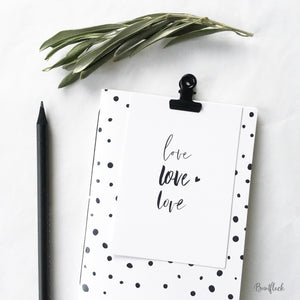 Karte Mini/A7 -  love
