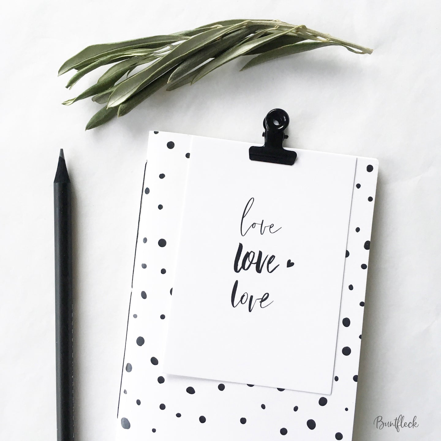 Karte Mini/A7 -  love