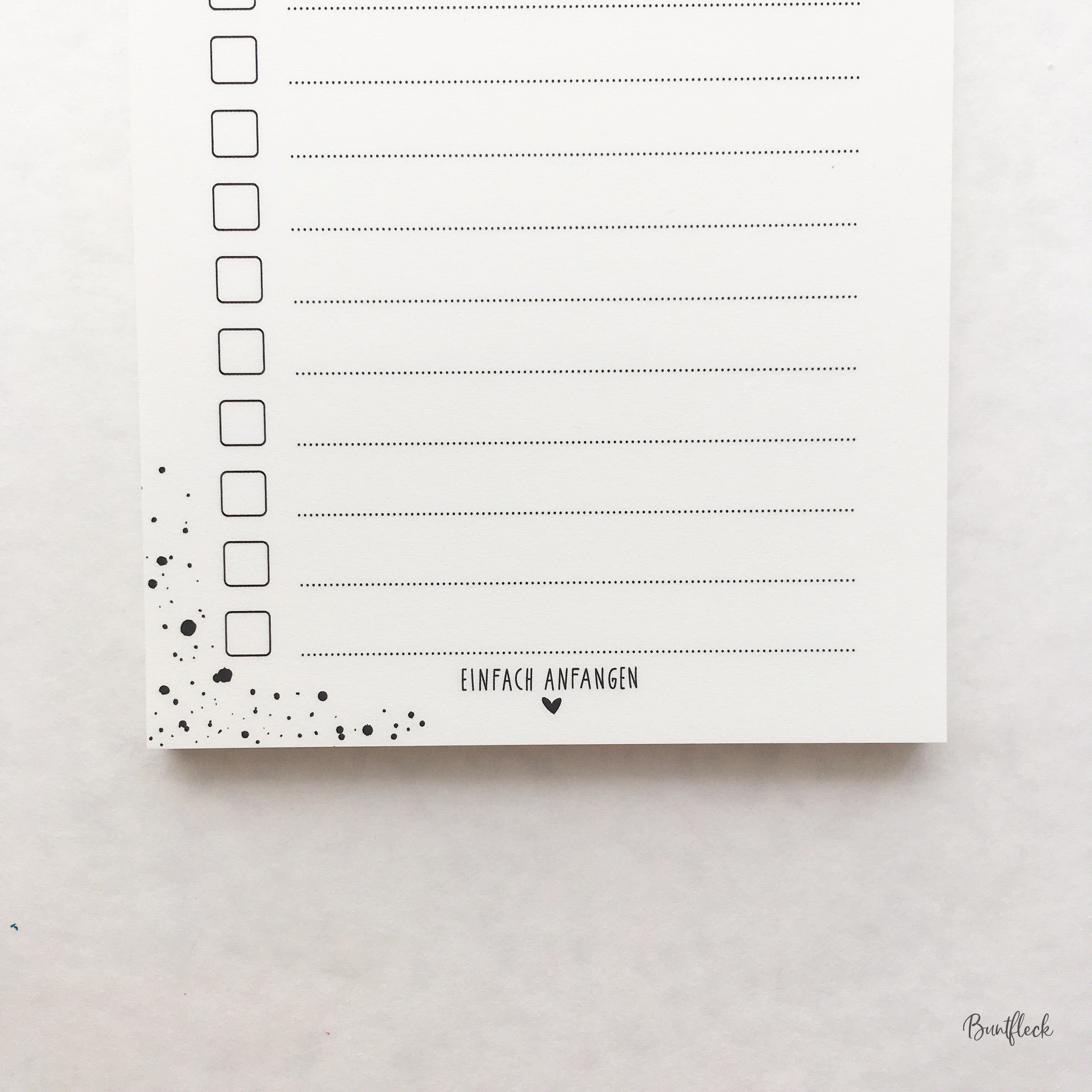 Notizblock - TO-DO Liste