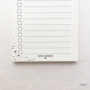 Notizblock - TO-DO Liste